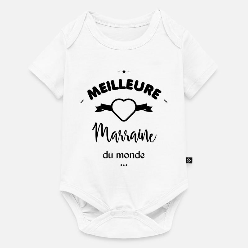 Meilleure marraine - Body à manches courtes Premium Bébé - blanc