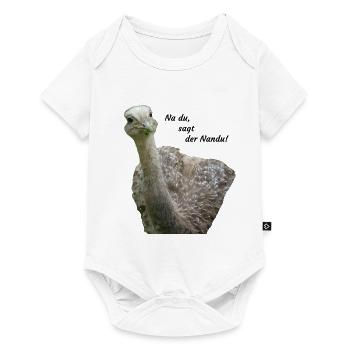 greater rhea - Baby Premium short-sleeve bodysuit - white - Front
