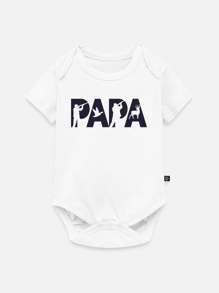 Jaeger - Premium kortærmet baby-body - hvid