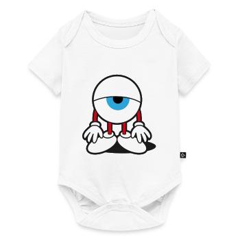 Œil fatigué - Body à manches courtes Premium Bébé - blanc - Devant