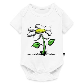 Gaensebluemchen Geschenk - Baby Premium Kurzarmbody - Weiß - Vorne