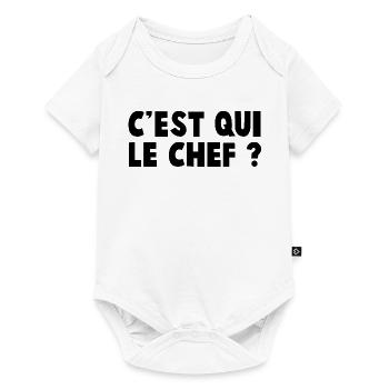 CHEF - Body à manches courtes Premium Bébé - blanc - Devant
