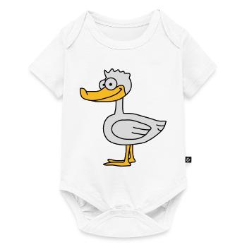 Duck - Baby Premium short-sleeve bodysuit - white - Front