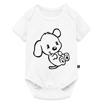 Funny Puppy (it wasn't me) - 1 color - Body à manches courtes Premium Bébé - blanc - Devant