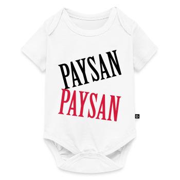 Paysan - Body à manches courtes Premium Bébé - blanc - Devant