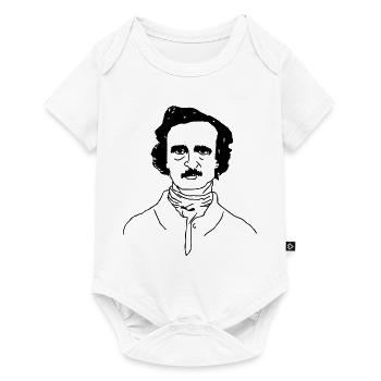 Edgar Allan Poe - Baby Premium Kurzarmbody - Weiß - Vorne
