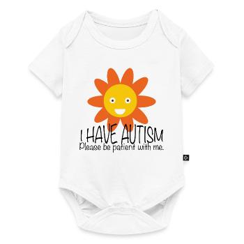 I Have Autism Please Be Patient With Me - Baby Premium short-sleeve bodysuit - white - Front