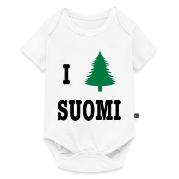 I heart Soumi - Body à manches courtes Premium Bébé - blanc - Devant