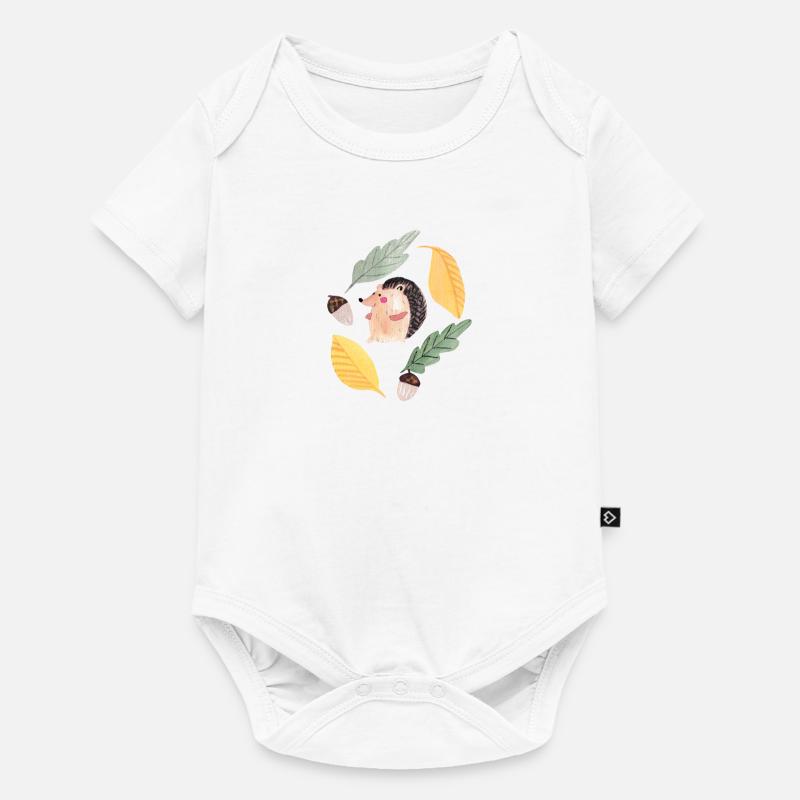 Igel - Baby Premium Kurzarmbody - Weiß