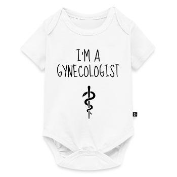 Gynecologist Gynécologue Gynäkologe Médecine - Baby Premium short-sleeve bodysuit - white - Front