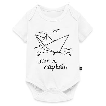 I am a captain - Baby Premium short-sleeve bodysuit - white - Front