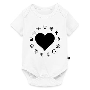 Religion - we are all the same! - Baby Premium short-sleeve bodysuit - white - Front