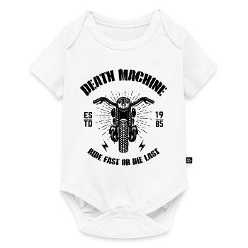 Moto Death Machine - Body à manches courtes Premium Bébé - blanc - Devant
