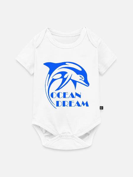 ocean - Baby Premium Kurzarmbody - Weiß