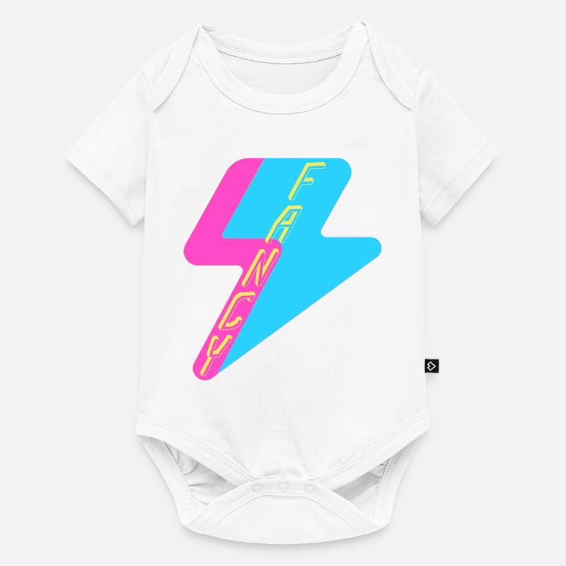 Fancy - Baby Premium Kurzarmbody - Weiß