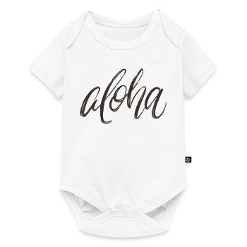 Aloha Saying - Baby Premium short-sleeve bodysuit - white - Front
