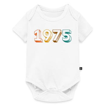 millésime 1975 - Body à manches courtes Premium Bébé - blanc - Devant