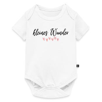 kleines Wunder - Baby Premium Kurzarmbody - Weiß - Vorne