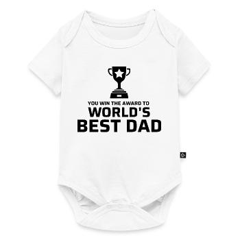 World's best dad - Baby Premium short-sleeve bodysuit - white - Front