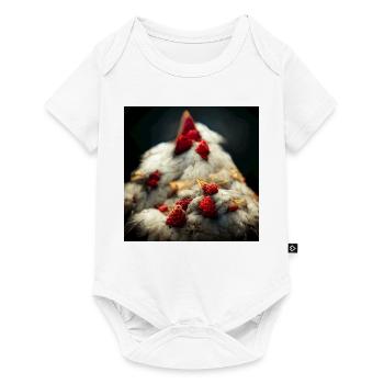 Abstract Chicken Fantasy II - Baby Premium short-sleeve bodysuit - white - Front
