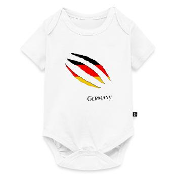 Germany - Baby Premium Kurzarmbody - Weiß - Vorne