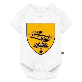 Auto - Baby Premium Kurzarmbody - Weiß - Vorne