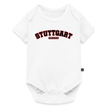 Stuttgart Allemagne Schwaben Stadt Team - Body à manches courtes Premium Bébé - blanc - Devant