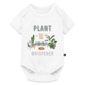 Plants Whisperer I Houseplant Gardener Plant - Baby Premium short-sleeve bodysuit - white - Front