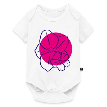 Flower Flower Plant - Baby Premium short-sleeve bodysuit - white - Front