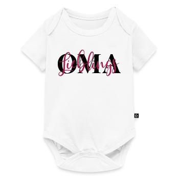 Oma - Liebe - Farben anpassbar - Lieblingsoma - Baby Premium Kurzarmbody - Weiß - Vorne