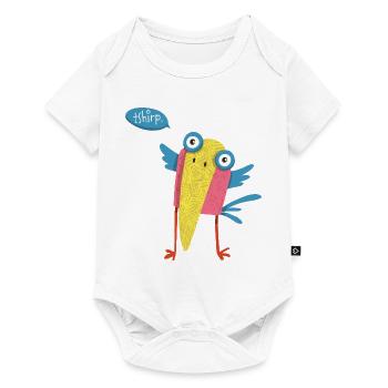 Vogel - Baby Premium Kurzarmbody - Weiß - Vorne
