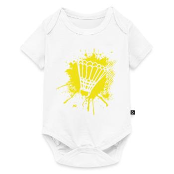 Sport - Baby Premium Kurzarmbody - Weiß - Vorne
