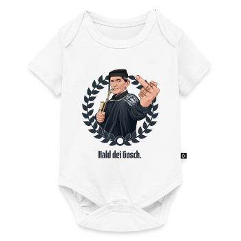 Rieser Grantler // Illustration - Baby Premium Kurzarmbody - Weiß - Vorne