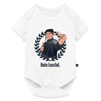 Rieser Grantler // Illustration - Baby Premium Kurzarmbody - Weiß - Vorne