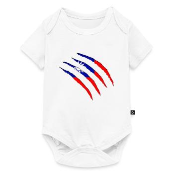 Taiwan - Baby Premium Kurzarmbody - Weiß - Vorne