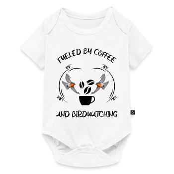Bird Watching Bird Watching Birding Coffee - Baby Premium short-sleeve bodysuit - white - Front
