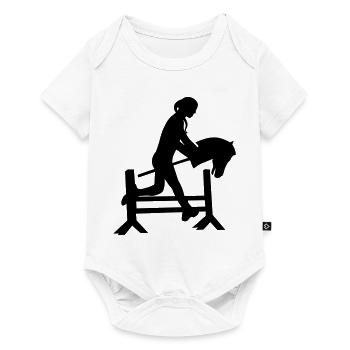 Hobby Horse Hobbyhorsing Rider - Body à manches courtes Premium Bébé - blanc - Devant