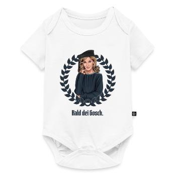 Rieser Grantler // Illustration - Baby Premium Kurzarmbody - Weiß - Vorne