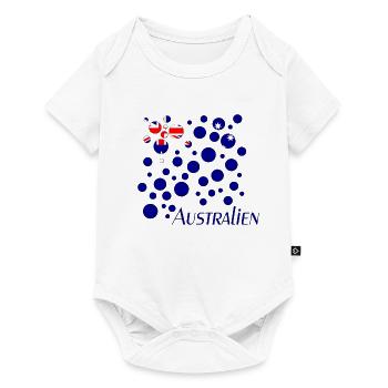 Australien Australia - Baby Premium Kurzarmbody - Weiß - Vorne