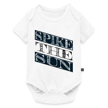 Sun-kissed Vibes Beach Volleyball Sayings - Baby Premium short-sleeve bodysuit - white - Front
