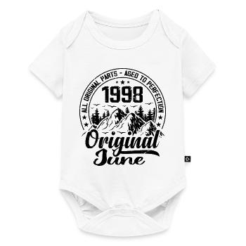 1998 June Original: 26 Years Anniversary Gift - Baby Premium short-sleeve bodysuit - white - Front