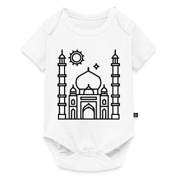 Mosquée - Body à manches courtes Premium Bébé - blanc - Devant