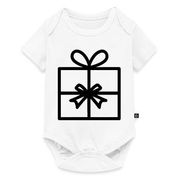 Gift icon box - Baby Premium short-sleeve bodysuit - white - Front