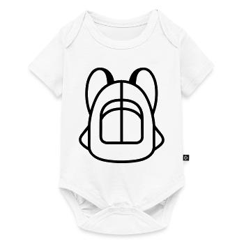 Backpack - Baby Premium short-sleeve bodysuit - white - Front