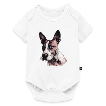 Bull terrier - Body à manches courtes Premium Bébé - blanc - Devant