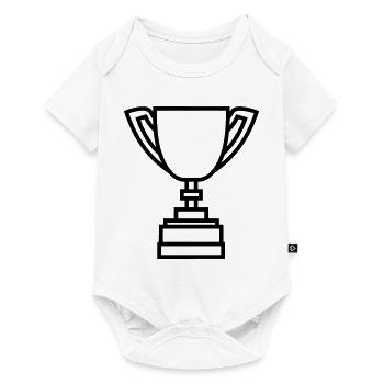trophy - Baby Premium short-sleeve bodysuit - white - Front