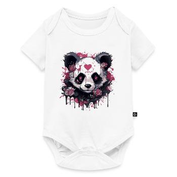 Panda - Body à manches courtes Premium Bébé - blanc - Devant