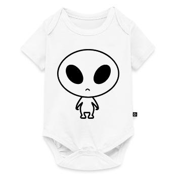 extraterrestre - Body à manches courtes Premium Bébé - blanc - Devant