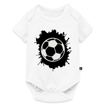 Soccer blobs - Baby Premium short-sleeve bodysuit - white - Front