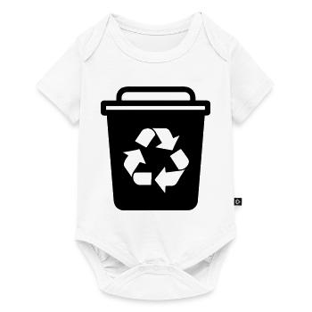 dustbin - Baby Premium short-sleeve bodysuit - white - Front